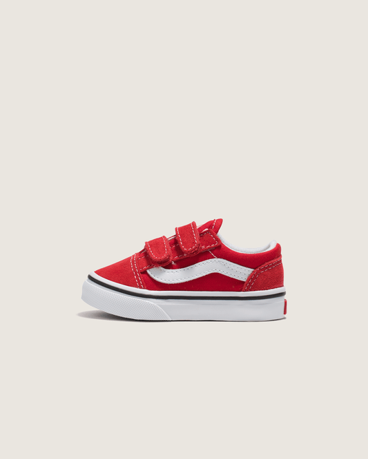 Toddler Old Skool V Racing Red/True White Shoes | Vans discount
