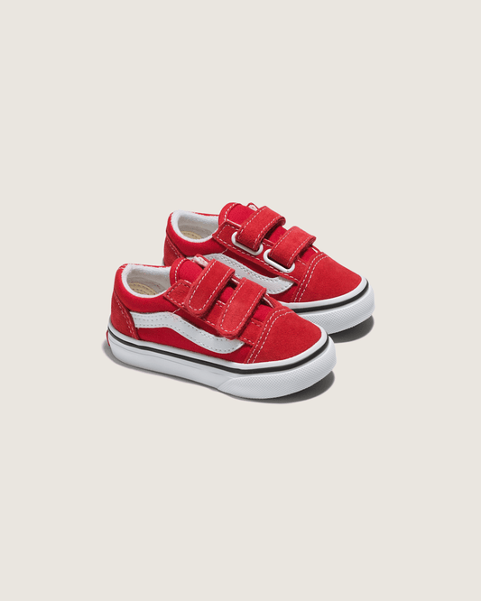 Toddler Old Skool V Racing Red/True White Shoes | Vans discount