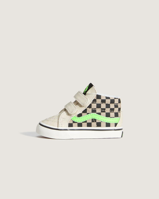 Toddler Sk8-Mid V Shoe in Glow-in-the-Dark Taupe Mist Grey | Vans near me