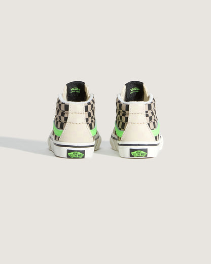 Toddler Sk8-Mid V Shoe in Glow-in-the-Dark Taupe Mist Grey | Vans near me