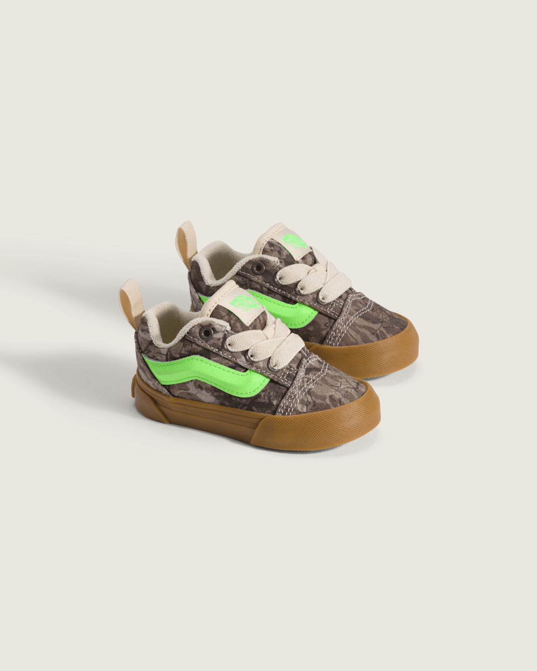 Toddler Knu Skool Shoe in Camo Gecko Green | Vans sale