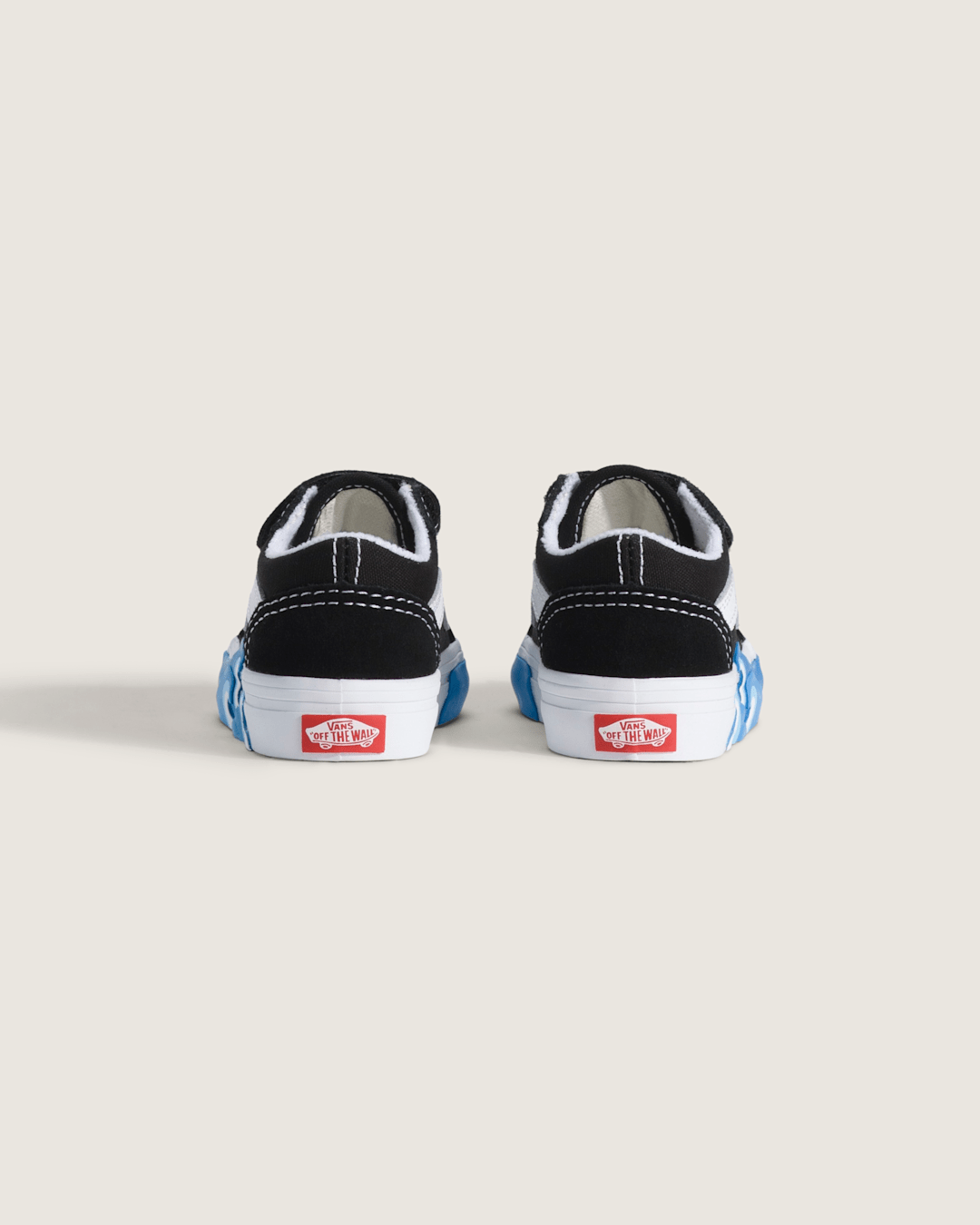 Toddler Old Skool V Shoe in Black / Bright Azure Blue | Vans on sale