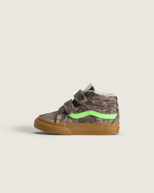 Toddler Sk8-Mid V Shoe in Camo Gecko Green | Vans online