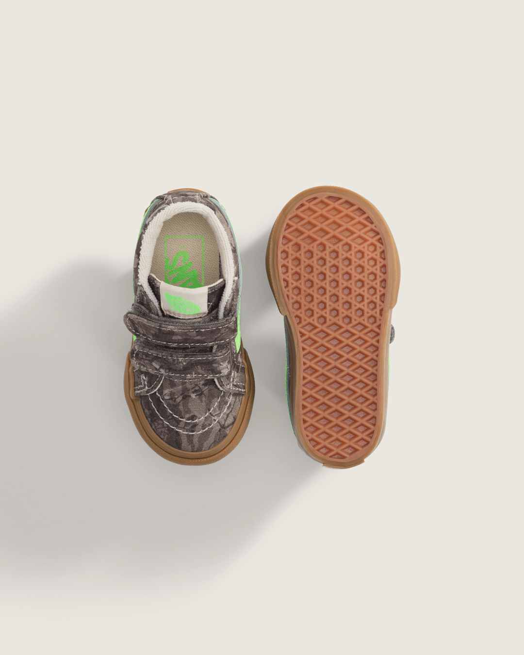 Toddler Sk8-Mid V Shoe in Camo Gecko Green | Vans online