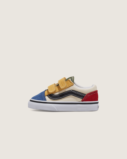 Toddler Old Skool V Shoe in Red / Blue | Vans discount