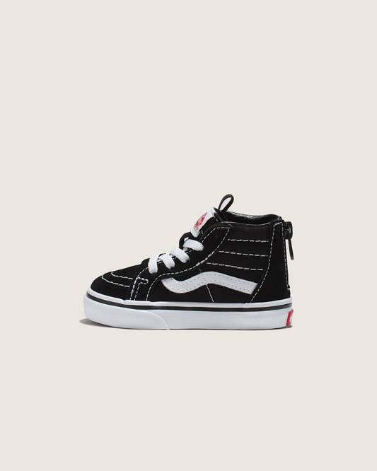 Toddler Sk8-Hi Zip Black/White Shoes | Vans outlet