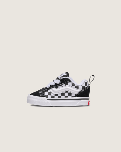 Toddler Knu Skool Checkerboard Shoe in Checkerboard Black / True White | Vans near me