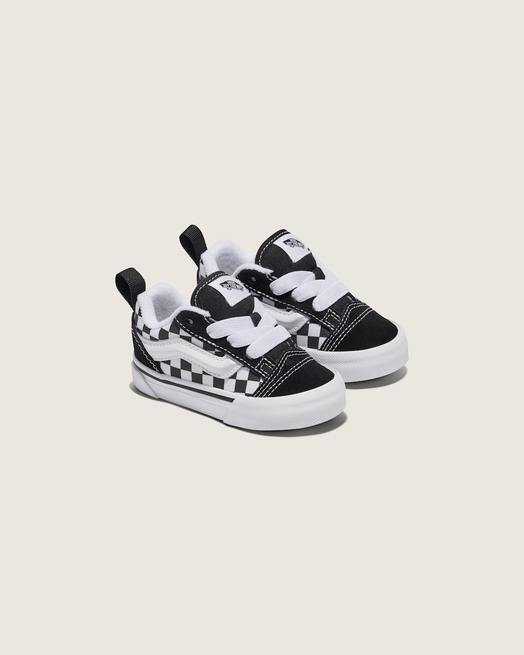 Toddler Knu Skool Checkerboard Shoe in Checkerboard Black / True White | Vans near me