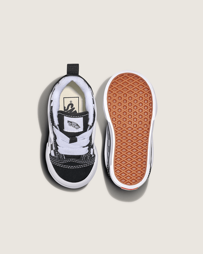 Toddler Knu Skool Checkerboard Shoe in Checkerboard Black / True White | Vans near me