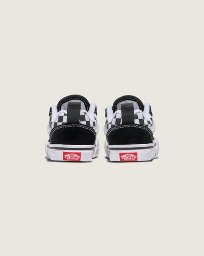 Toddler Knu Skool Checkerboard Shoe in Checkerboard Black / True White | Vans near me