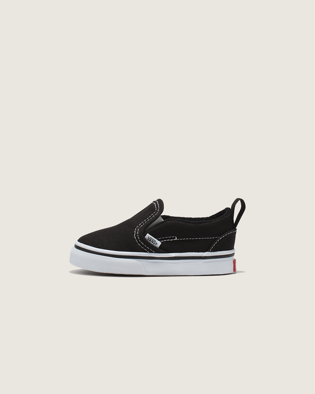 Toddler Slip-On V Canvas Black/True White Shoes | Vans discount