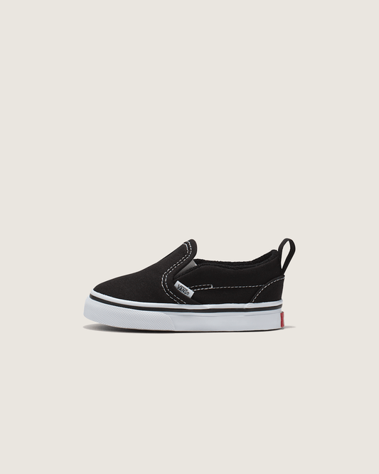 Toddler Slip-On V Canvas Black/True White Shoes | Vans discount