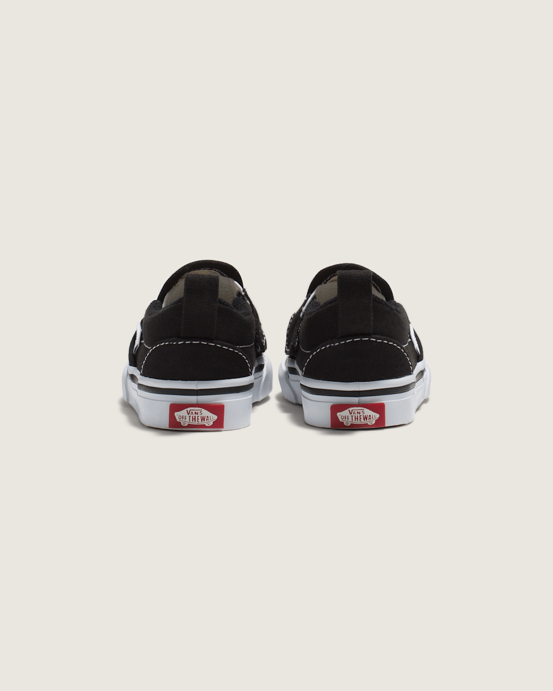 Toddler Slip-On V Canvas Black/True White Shoes | Vans discount