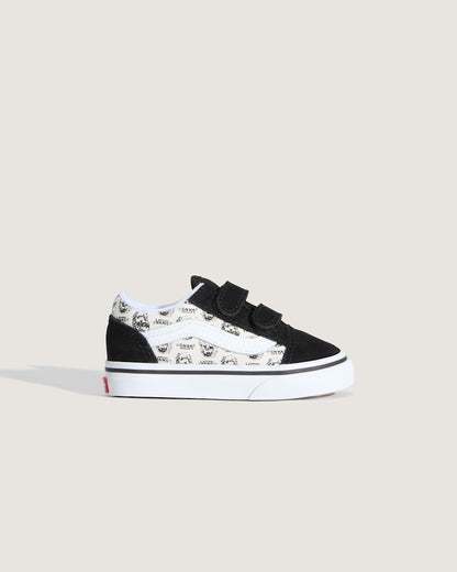 Toddler Old Skool V Shoe in Black / White | Vans near me