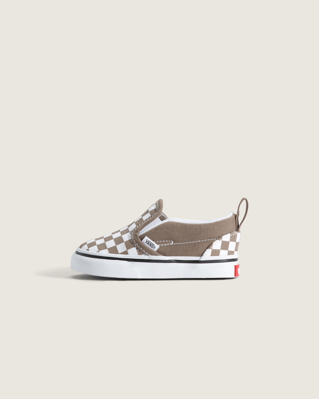Toddler Slip-On V Checkerboard Shoe in Checkerboard Walnut Brown | Vans sale