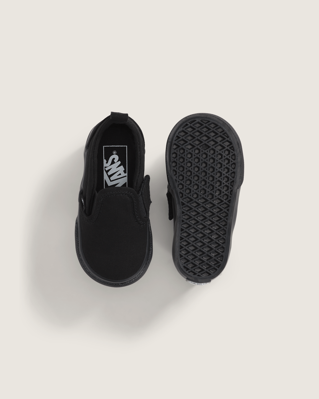 Toddler Slip-On V Black/Black Shoes | Vans online