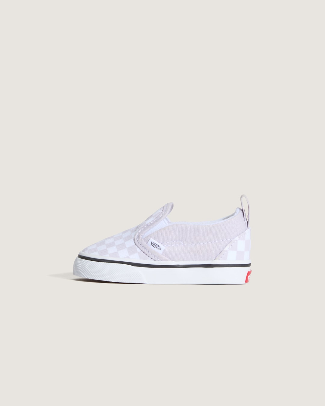 Toddler Classic Slip-On V Checkerboard Shoe in Checkerboard Lilac Mist Purple | Vans on sale