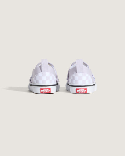 Toddler Classic Slip-On V Checkerboard Shoe in Checkerboard Lilac Mist Purple | Vans on sale