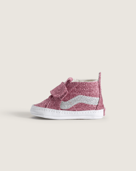 Infant SK8-Hi Crib Shoe in Glitter Dawn Pink | Vans on sale