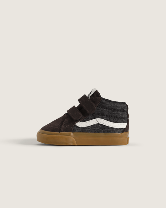 Toddler Sk8-Mid V Shoe in Black | Vans outlet