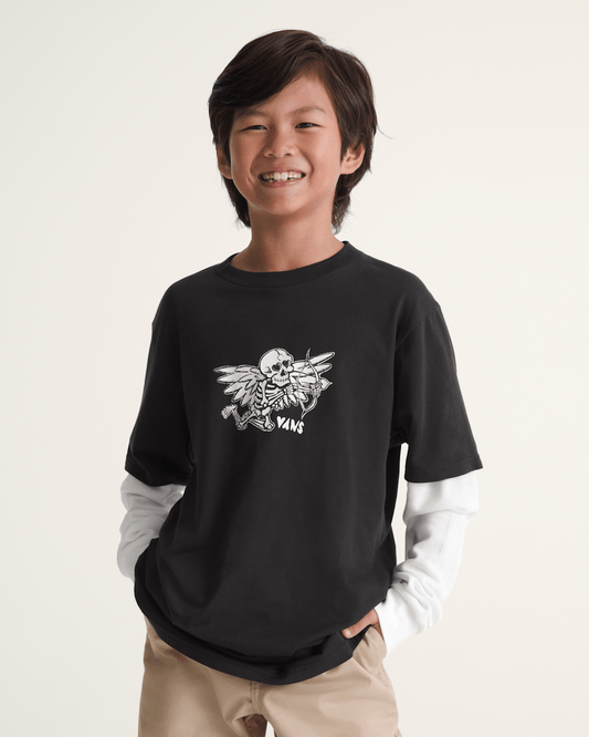 Kids Love Struck Thermal Twofer in Black | Vans outlet