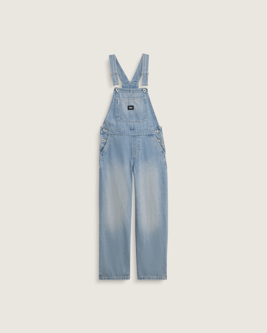Kids Sirelle Denim Overalls in Stonewash Blue | Vans outlet