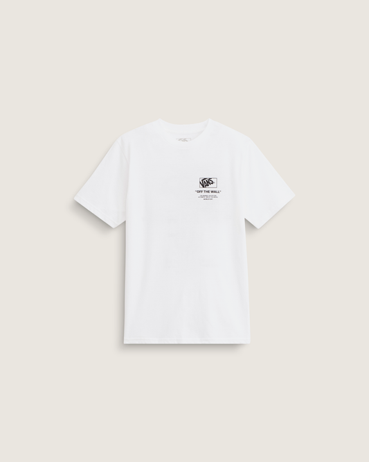 Kids Stacked Hi T-Shirt in White | Vans discount