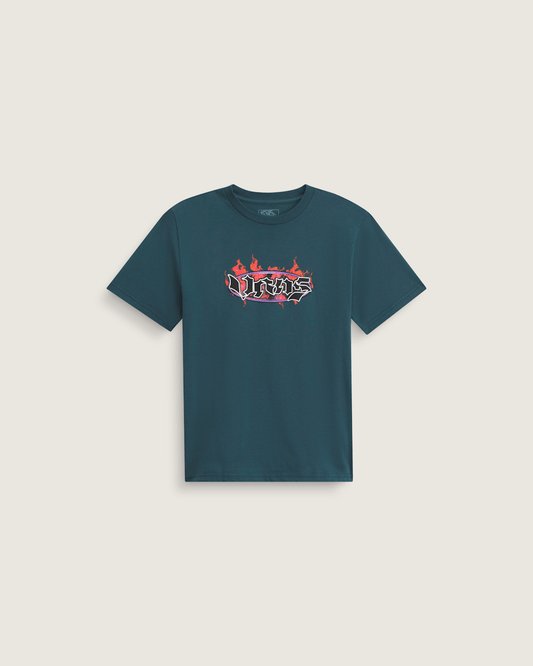 Kids Night Spark T-Shirt in Mossy Olive Green | Vans on sale