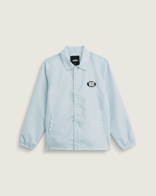 Kids Torrey Coaches Jacket in Dawn Mist Blue | Vans discount