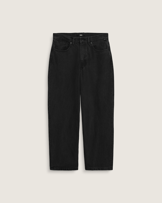 Kids Check-5 Loose Denim Pants in Stonewash Black | Vans near me