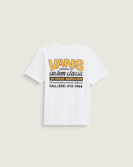 Kids Shop Front T-Shirt in White | Vans online
