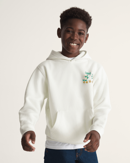 Kids Lazy Daze Pullover Sweatshirt in Marshmallow White | Vans outlet