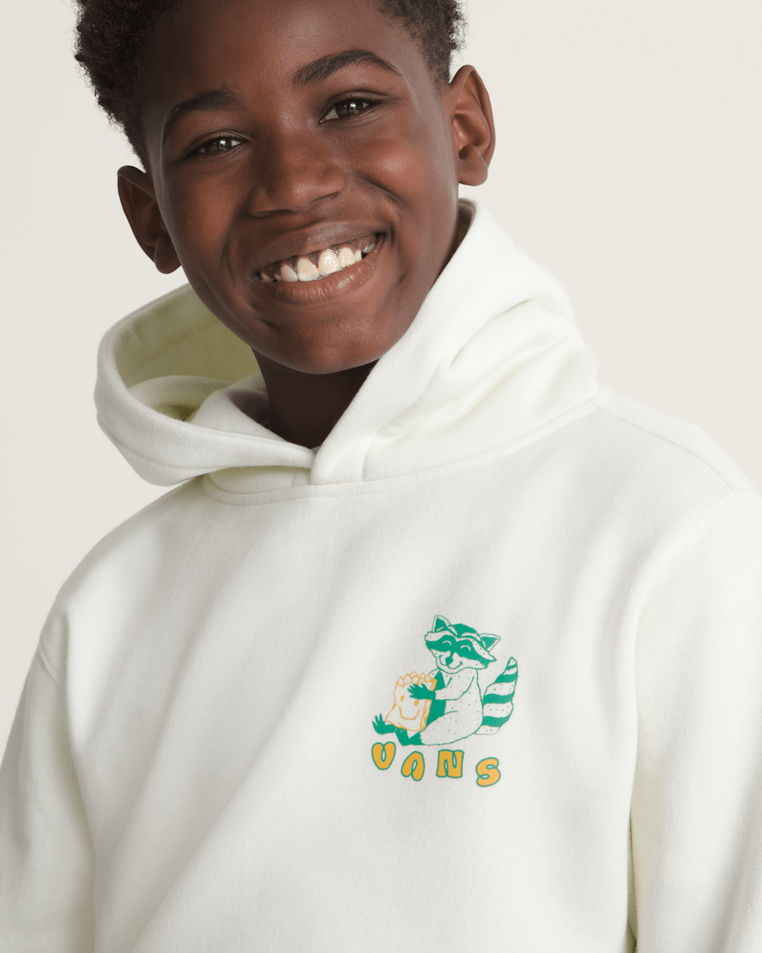 Kids Lazy Daze Pullover Sweatshirt in Marshmallow White | Vans outlet