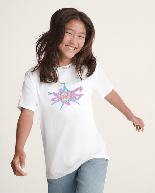 Kids Machinlma T-Shirt in White | Vans on sale
