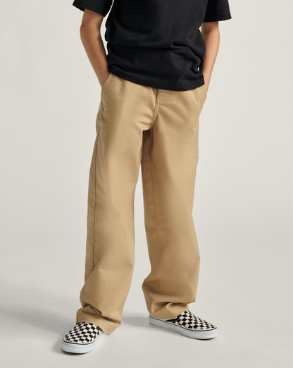 Kids Authentic Chino Loose Pants in Incense Brown | Vans sale