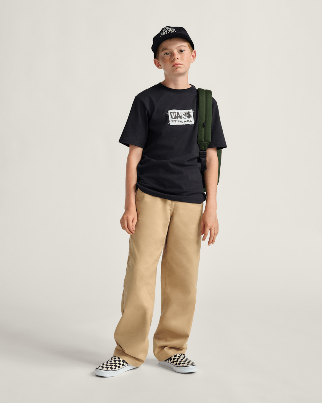 Kids Authentic Chino Loose Pants in Incense Brown | Vans sale