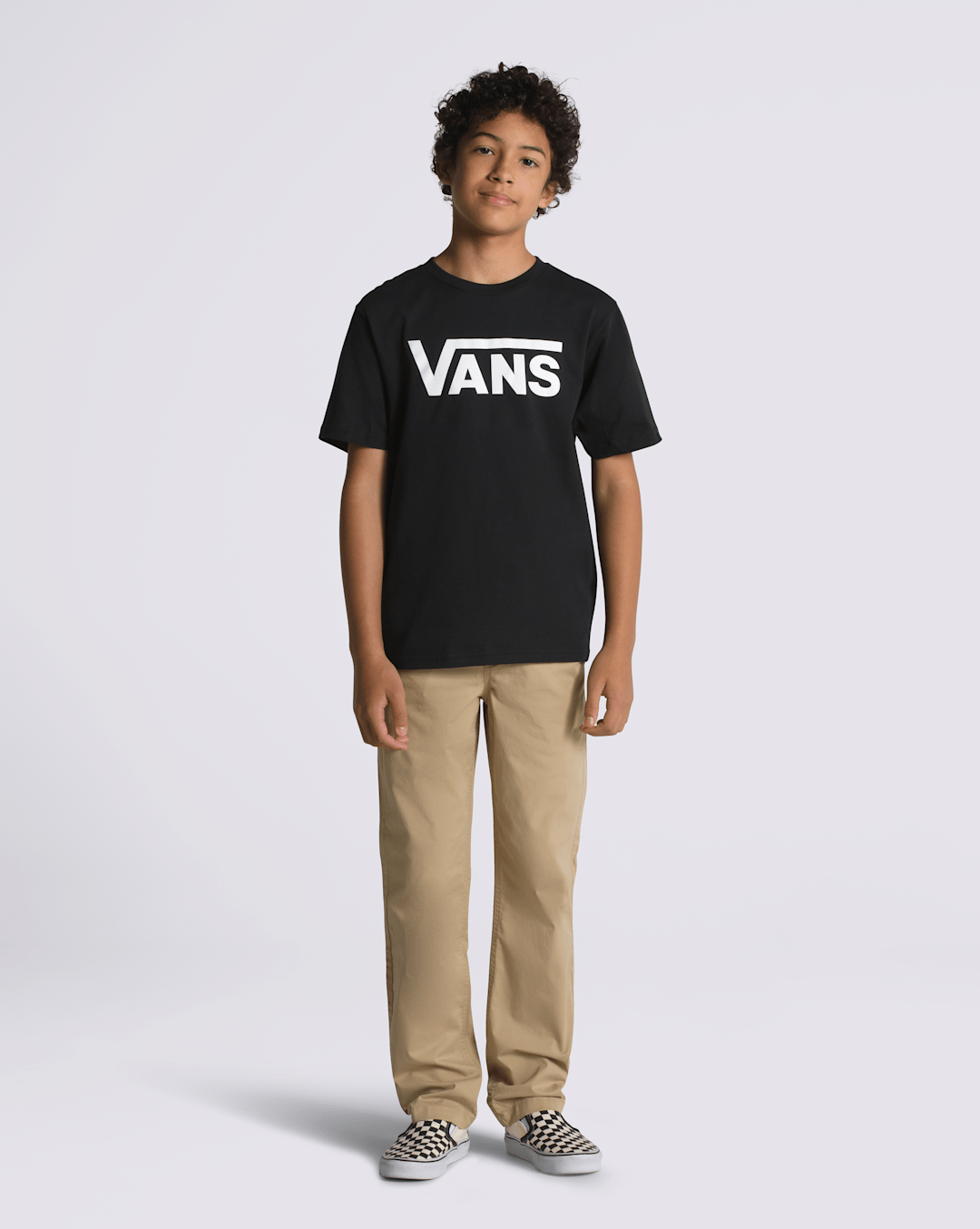 Kids Classic Black/White T-Shirt | Vans on sale