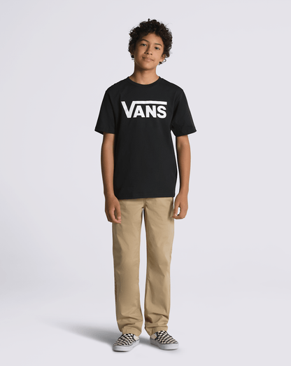 Kids Classic Black/White T-Shirt | Vans on sale