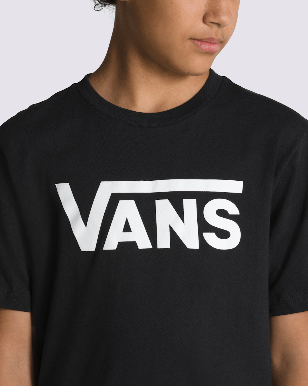 Kids Classic Black/White T-Shirt | Vans on sale