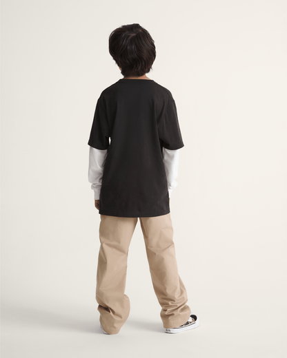 Kids Authentic Chino Loose Pant in Incense Brown | Vans online