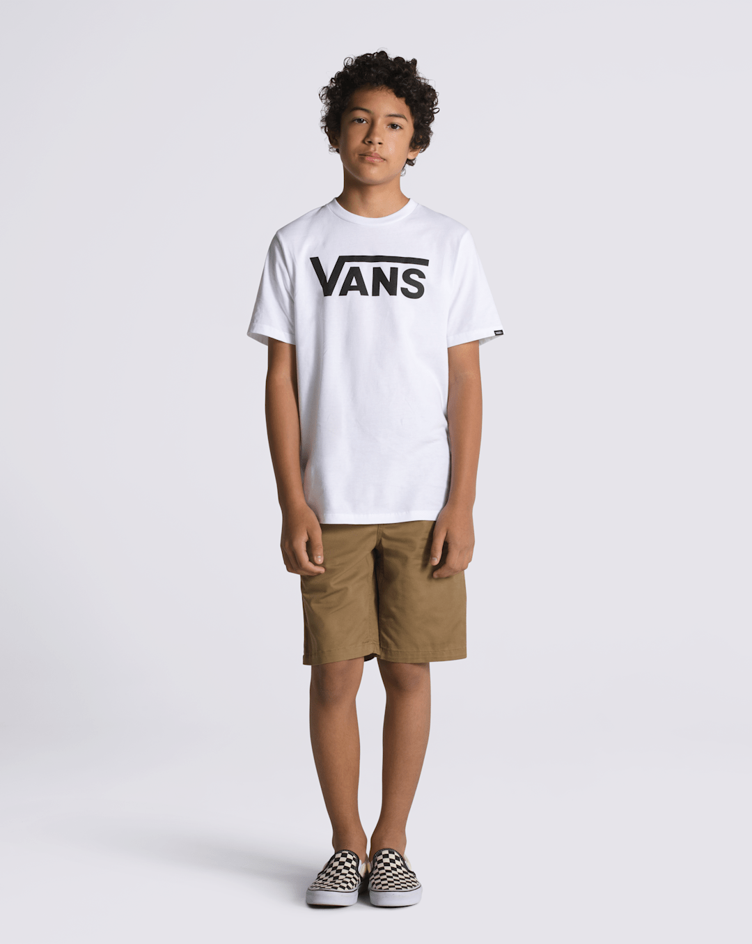 Kids Classic White/Black T-Shirt | Vans outlet