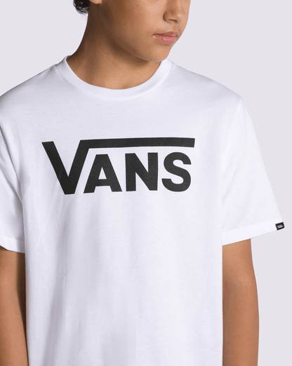 Kids Classic White/Black T-Shirt | Vans outlet