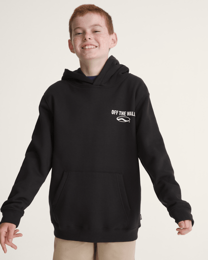 Kids Vans Repair Shop Pullover Hoodie in Black | Vans near me