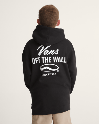 Kids Vans Repair Shop Pullover Hoodie in Black | Vans near me