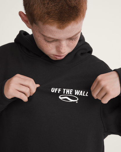 Kids Vans Repair Shop Pullover Hoodie in Black | Vans near me