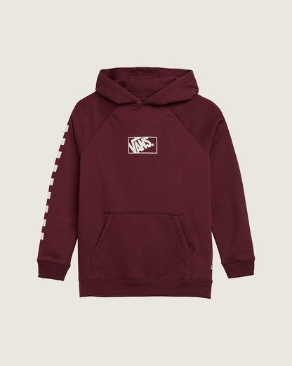 Kids Stacked Box Sweatshirt in Port Royale Red | Vans discount