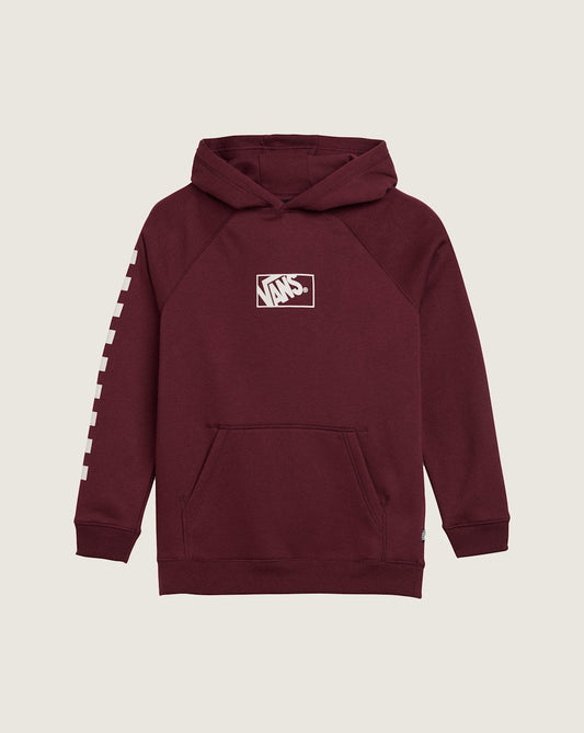Kids Stacked Box Sweatshirt in Port Royale Red | Vans discount