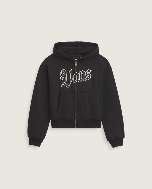 Kids Shining Zip Hoodie in Black | Vans online