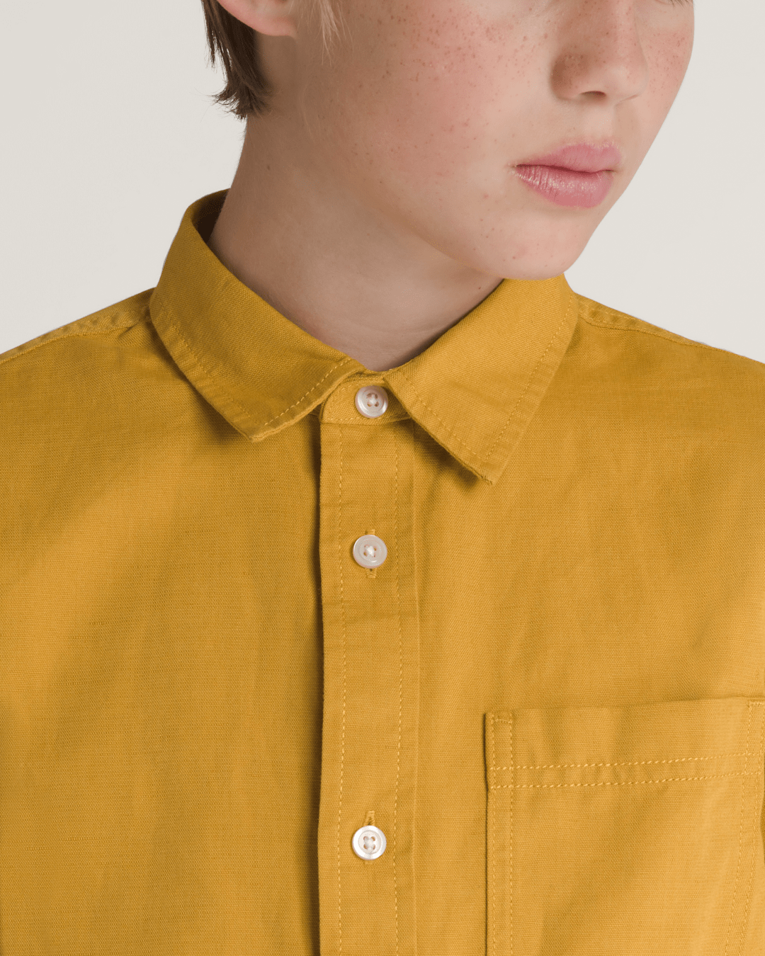 Kids Lawson Woven Shirt in Harvest Gold Yellow | Vans sale