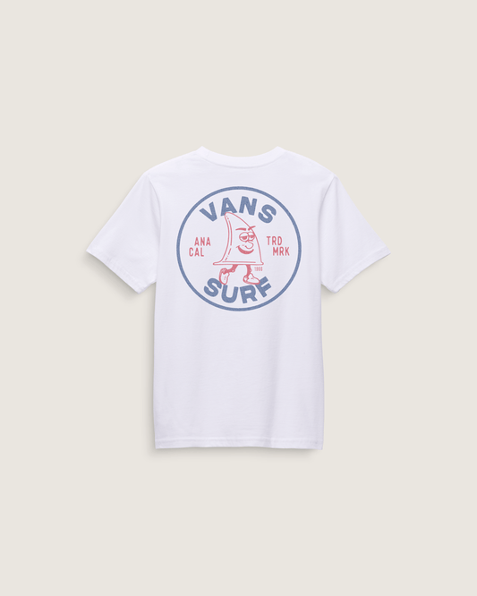 Kids Huck Fin T-Shirt in White | Vans on sale